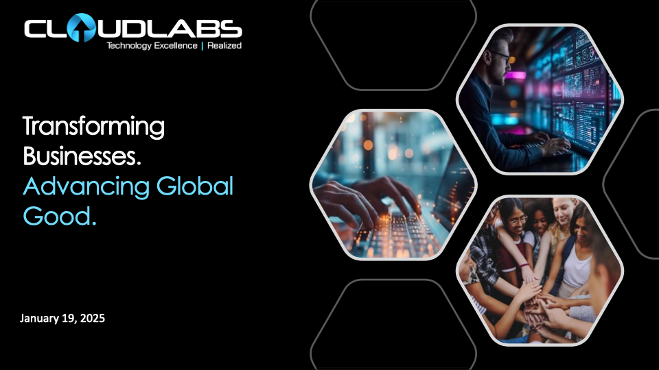 CloudLabs Inc — Cloud Technology Investor Pitch Deck — Barca Design Studio