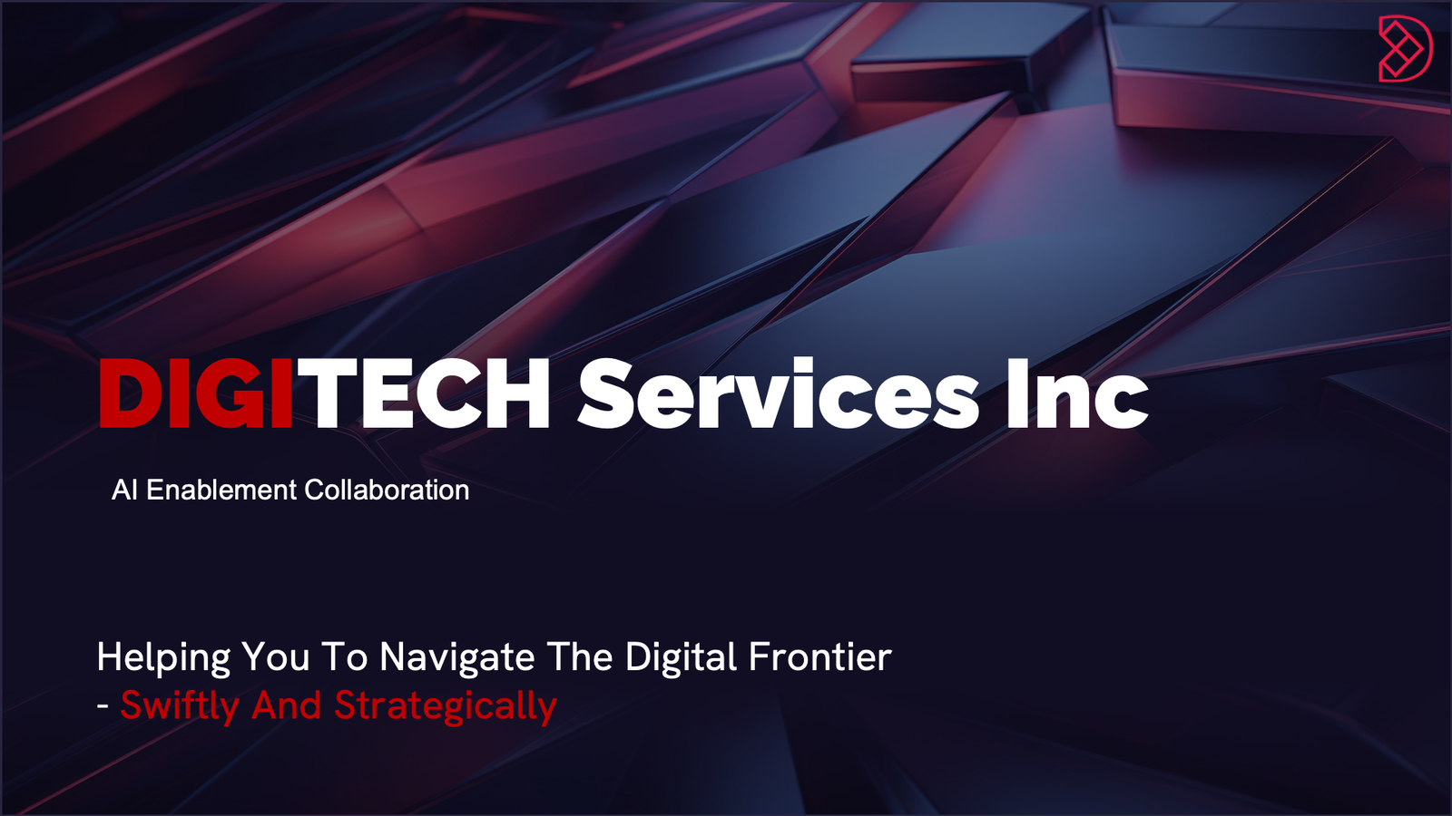 Digitech AI Go-to-Market Strategy Pitch Deck — Barca Design Studio