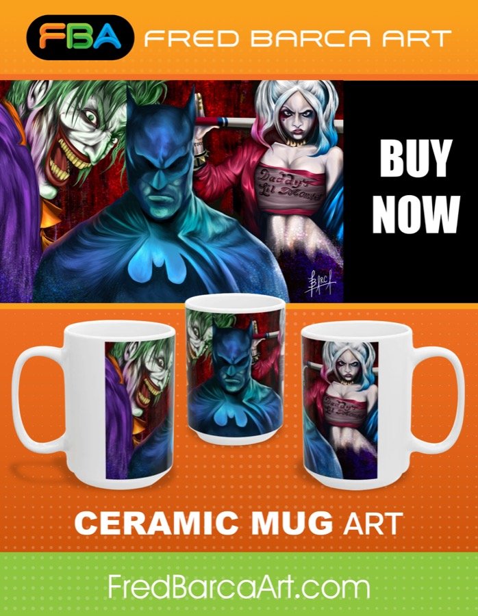 FBA Art — Batman Ceramic Mug Product Ad
