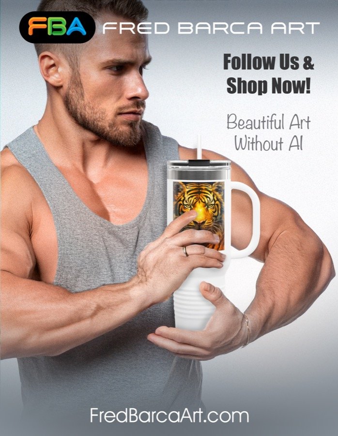 FBA Art — Bodybuilder Mug Product Ad
