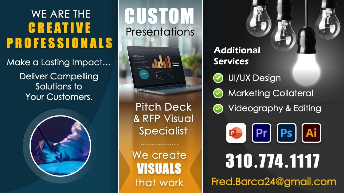 3-Panel Advertising Creative — Barca Design Studio