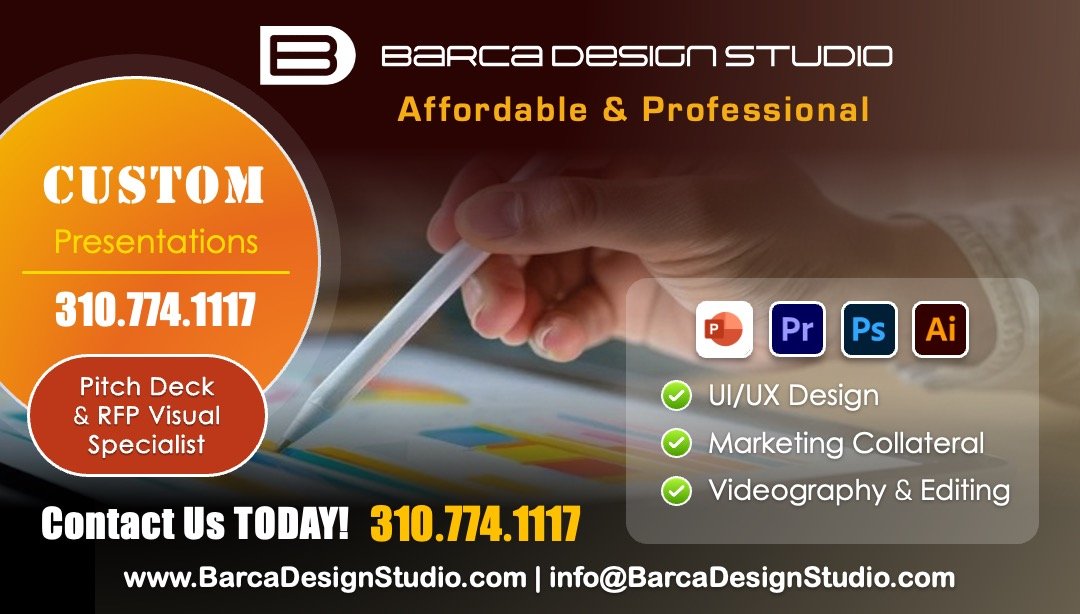 Affordable Pro Creative Services — Barca Design Studio