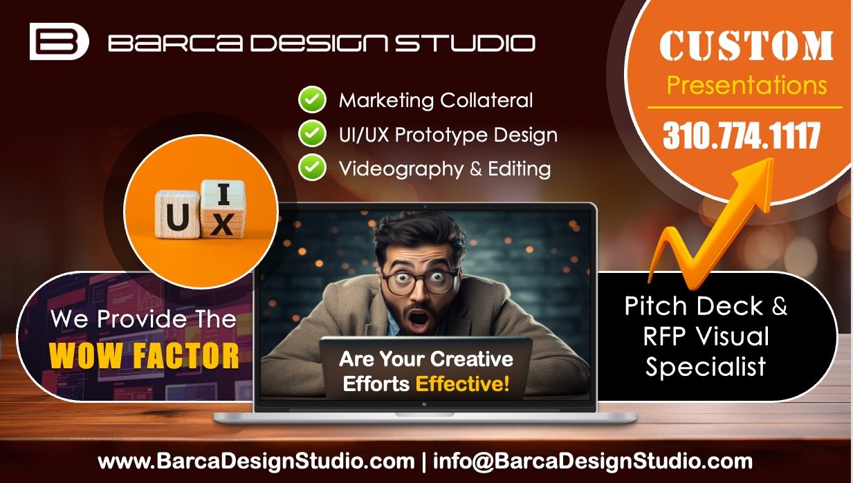 Presentation Design Flyer — Barca Design Studio