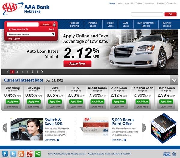 AAA Banking & Mobile App UX Design — Barca Design Studio