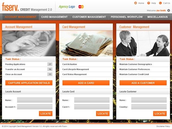 Fiserv Fintech Banking UX Design — Barca Design Studio
