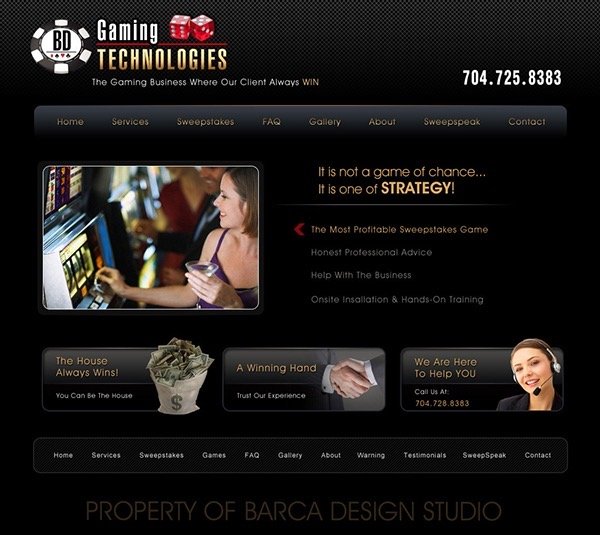 Gaming Technology Interactive UX Design — Barca Design Studio