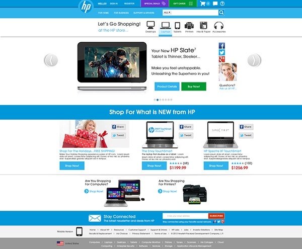 HP Enterprise UX Design — Barca Design Studio